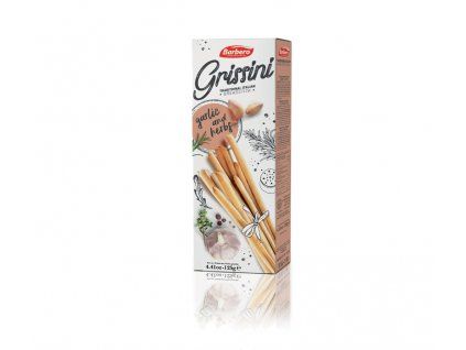 Grissini s česnekem a bylinkami 125G