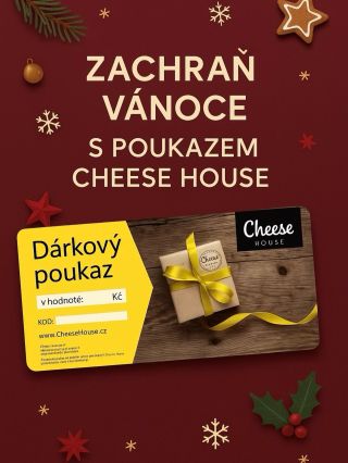 Doručení sýrového boxu už sice nestihnete, ale stále si můžete pořídit naše sýrové vouchery.
